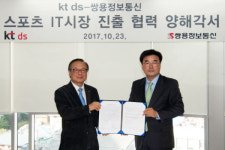 KT DS·쌍용정보통신, 글로벌 스포츠 IT 시장 공략 맞손