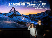 삼성전자, 3D 시네마 LED 상영관 선보여