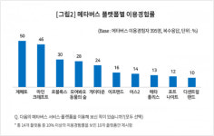 차세대 가상공간 플랫폼 메타버스, 실제 이용률 10% 불과