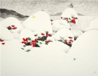 한국화가 김충식|나의 작품 속 눈(雪)과 여백미