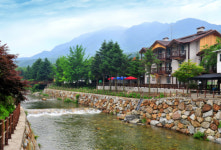 수채화같은 펜션으로 덕유산 단풍여행 떠나요