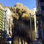 서울대입구역 인근 건물 화재, 시민들 대피