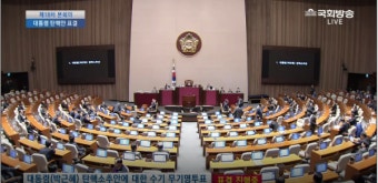 국회 대통령 탄핵안 투표 돌입..정국 안개속으로