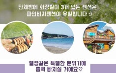 별장같은 아늑함과 웰빙목조펜션의 조화! 감포펜션 파인비치펜션