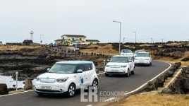 쏘울 EV ‘신비의 섬’ 우도 달린다