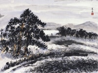 한국화가 김선일-수묵화작품세계①‥현상적 묵필의 드로잉