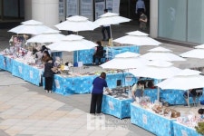 [Story 포토] 롯데몰 김포공항, 야외 광장에서 즐기는 이벤트