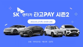 하루 2만원에 SK렌터카 EV6 렌탈한다