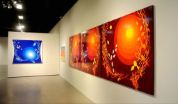 [전시현장]서양화가 서경자‥신성한 시간에 번지는 영혼의 언어[서경자·허회태-현대조형예술의 서곡 2인전, 4월13~19일, G&J광주·전남갤러리]