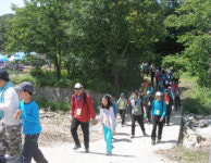 경주중·고 포항동창회 운제산 가족 등반대회