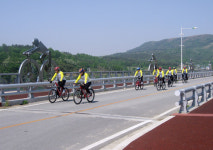 상주 낙동강변 자전거 도로 인기