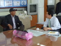 김성도씨, 건보 포항남부지사 방문