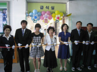 죽도초교, 급식식당 개소