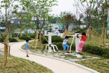 구미시 사곡동 철로변, 휴식공간 변신