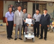 군위로타리클럽, 전동스쿠터 전달