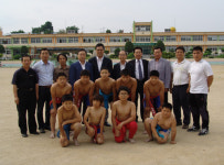 이만기 교수, 상주 함창초 방문