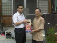 영주소방서, 고택에 소화기 전달