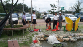 포항 청림동, 수중펌프 사용교육
