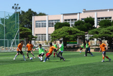 경주 4개 읍·면 주민 화합 광복절 축구대회