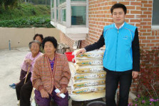 한국수자원공사 포항권관리단 사랑의 쌀 전달