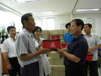 포항 상옥보건진료소, 비상의료구급함 전달