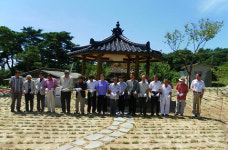 영주 장수면 성곡1리 못골마을쉼터 조성 준공식