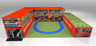 아디다스, 육상테마파크 운영