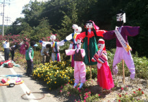 포항 장기면 새마을부녀회, 허수아비 설치