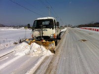교통안전공단, 상주시 교육센터에 제설작업 지원