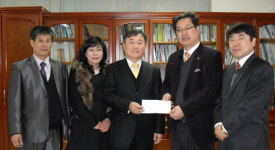 위덕대학원 수료생, 발전기금 기탁