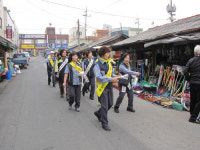 경주소방서, 건천재래시장서 불조심 캠페인