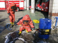 칠곡소방서 119구조대, 화학구조장비 조작훈련