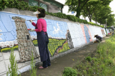 경주 서천둔치 명품벽화로 재탄생