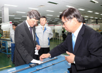 한스 울리시 자이트 주한 독일대사, 삼익THK 방문