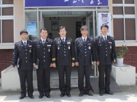 이만희 경북경찰청장, 동해파출소 방문