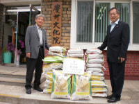 경주문화원 김기조 원장, 카루나의 모임에 쌀 전달