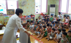문경보건소, 미취학 아동 흡연예방순회교육