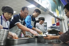 대구FC,청곡사회복지관 무료급식 봉사활동