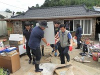 포항 남구청, 대송면 장동1리 마을 수해복구