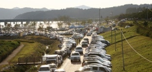안동 탈춤축제장 역대 최대 인파 운집