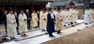 안동 태사묘서 정알례 행사