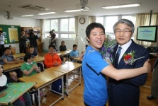 박승호 포항시장, 명도학교 1일 교사