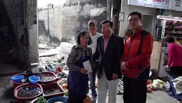 포항죽도시장 상가번영회, 화재피해 상인에 성금 전달