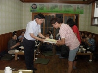 도민체전 선전 선수단·서포터즈 격려