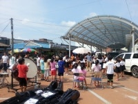 상주 화령초, 5일 장터에 흐르는 관현악 선율