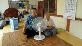 기계지업사, 포항 기계면 홀몸어르신들에 선풍기 전달