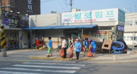 칠곡소방서 왜관여성의용소방대 환경정화 활동