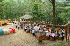 구미 산동참생태숲, 체험학습장으로 굿