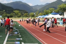 경주 건천읍민 축구대회서 모량1리 축구팀 우승