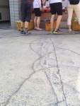 울릉 도동천 복개도로 부실시공 논란